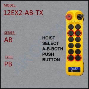12EX2 Transmitter w/ AB - Pushbutton