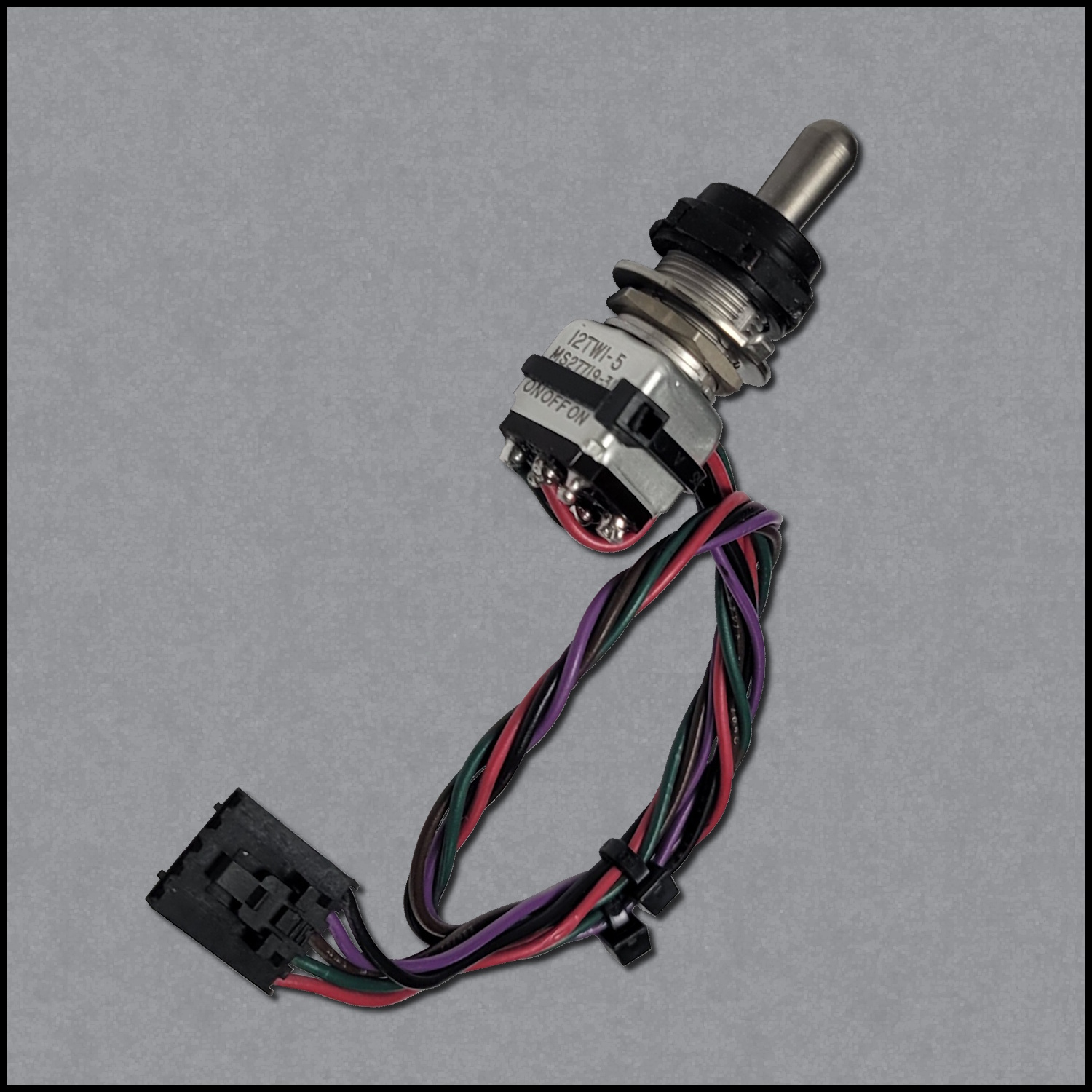 ON/OFF/START Switch with Cable Assy: 198-80500-0006