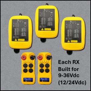 Flex 4EX2 System - 2TX, 3RX - 9-36Vdc (12/24V)
