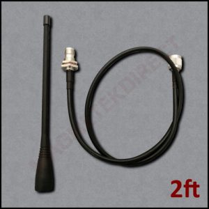 X-RPTNC Antenna w/ 2ft Cable for Flex EX2-RX (Gen2)