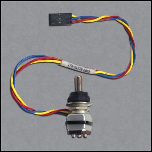 3-Position Toggle Switch Assembly: 178-01600-0320